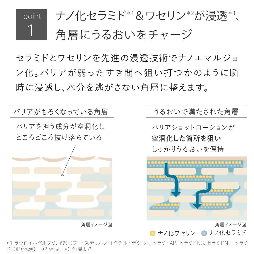 バリアショット ローション 
